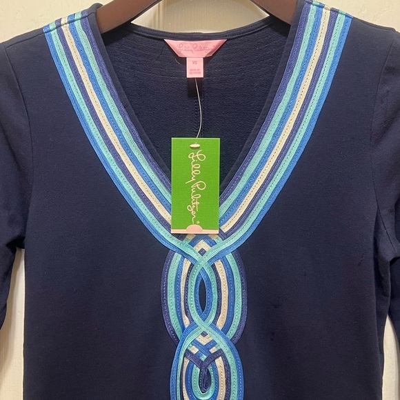 NWT Lilly Pulitzer Clarkson true navy - Picture 6 of 7